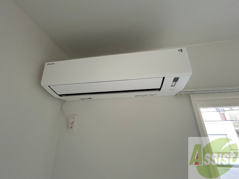 その他設備　エアコンが設置してありますので、寒暖対策もばっちり。