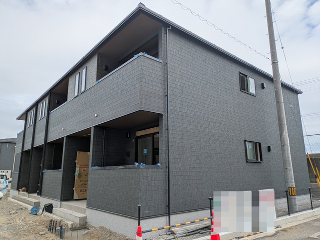 建物外観　建築中