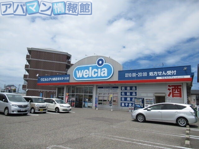 ドラックストア　ウエルシア新潟小新店（ドラッグストア）まで838m