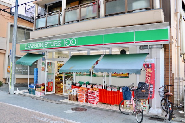 コンビニ　ローソンストア100青物横丁店（コンビニ）まで351m