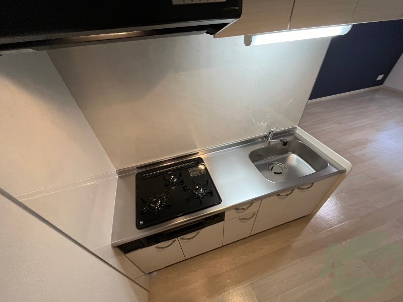 キッチン　システムキッチンなので、すぐお料理に使えます！