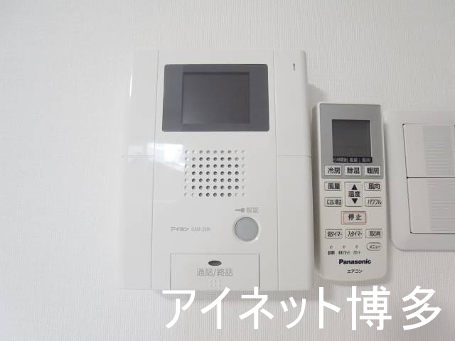セキュリティ　急な来客時も安心ですね