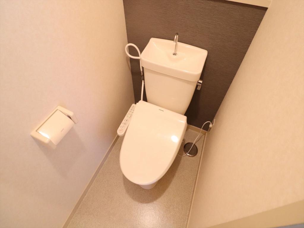 トイレ　きれいな水回りです