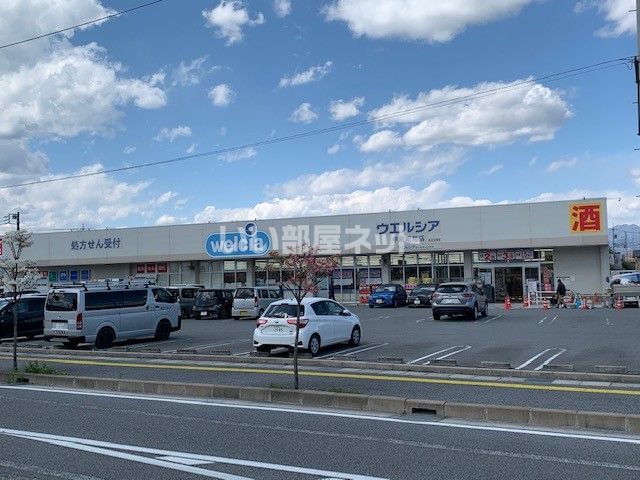 ドラックストア　ウエルシア甲府昭和店（ドラッグストア）まで784m
