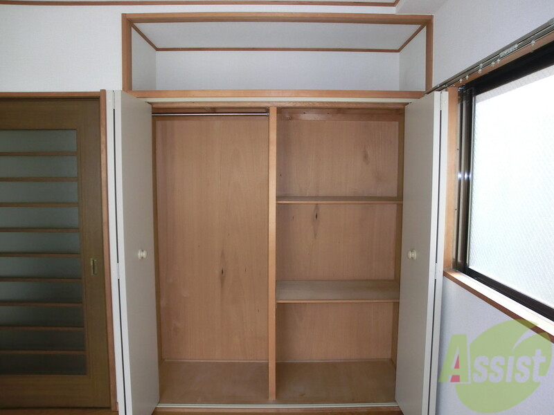 収納　大型クローゼットで荷物が多くても安心