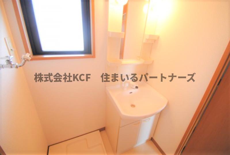 洗面設備　広い洗面スペース
