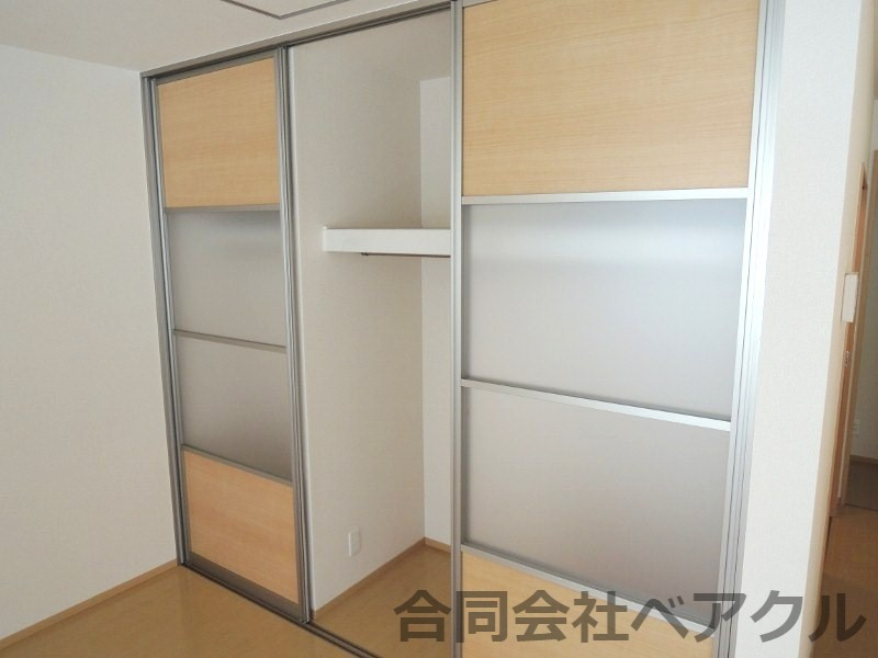収納　たっぷりとした収納スペースです