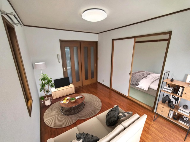 居室・リビング　画像内の家具・家電はＣＧ加工しています。