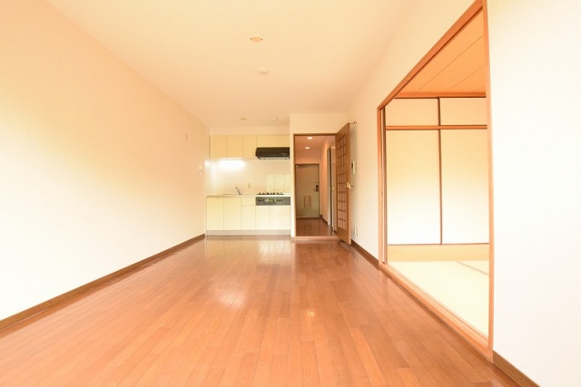 山田マンションビューテラスの居間写真