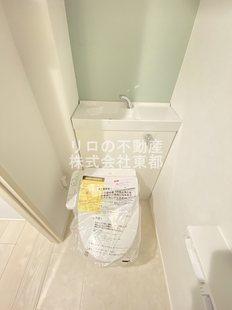 トイレ　洗浄便座付です！