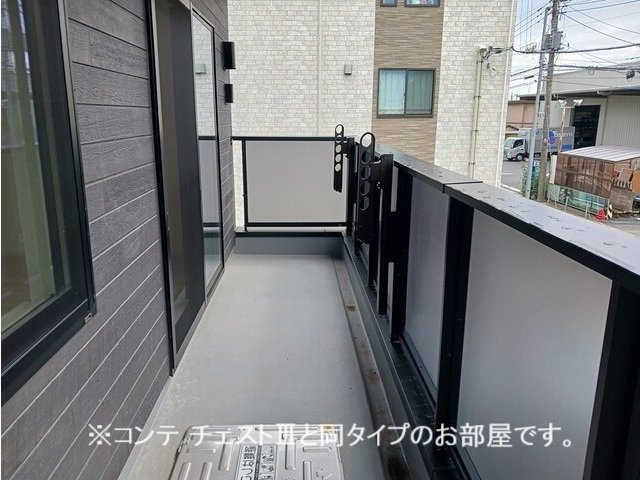 バルコニー　広々としたバルコニーです