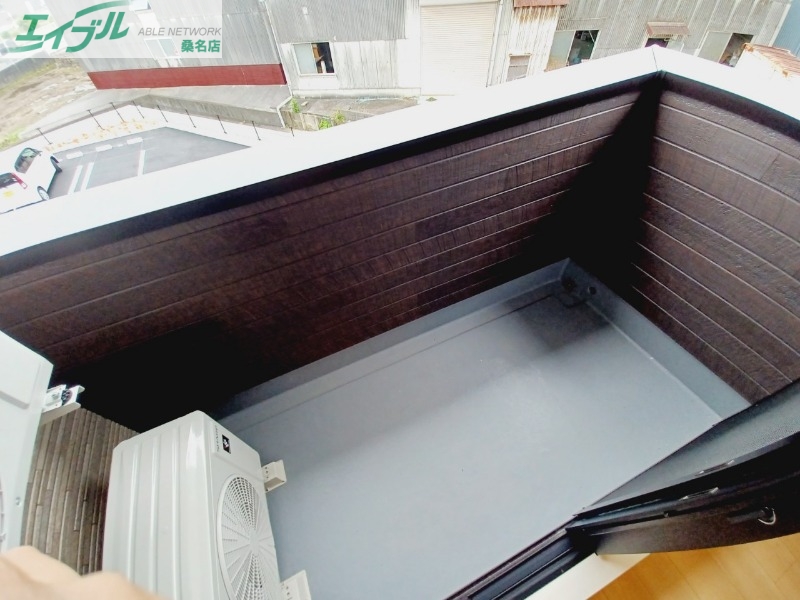 バルコニー　別部屋反転写真です