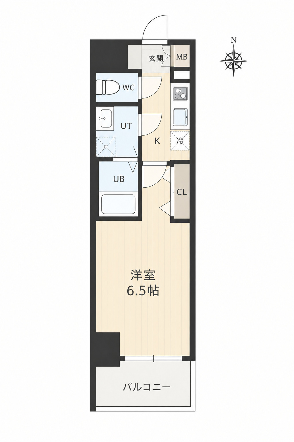 S-RESIDENCE名駅北alesiaの間取り写真