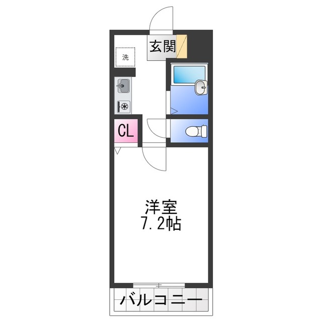 エイト富田林の間取り写真