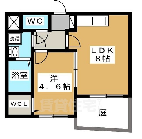 クレアーレ富小路の間取り写真