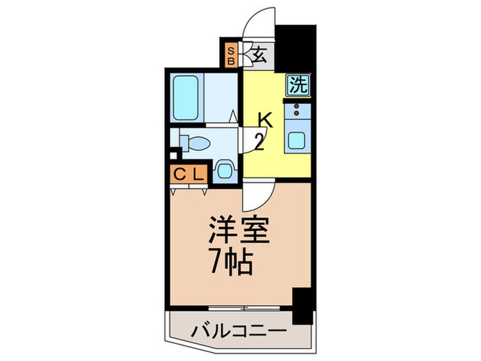 レジディア蒲田の間取り写真