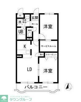 ソレイユの間取り写真