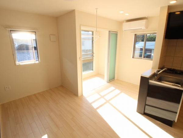 Front du lacの居間写真