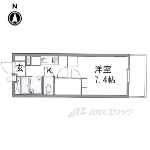 レオパレスエルヴェールサンクの間取り写真