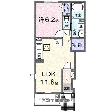 ＪＲ東海道本線 浜松駅 バス乗車時間：17分 最寄りバス停で下車 徒歩6分 2階建 築2年の間取り写真