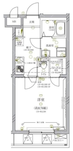 ディアレイシャス成増の間取り写真