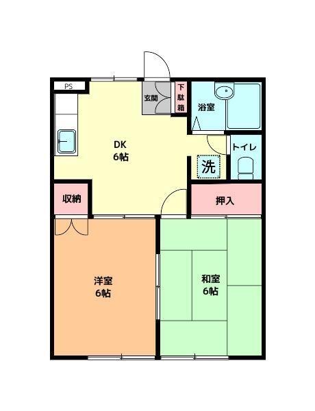 レスペ文京B棟の間取り写真