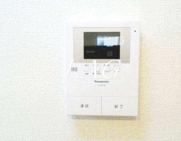 セキュリティ　モニター付きインターフォンです。