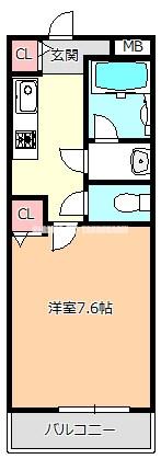 フジパレス弓削の間取り写真
