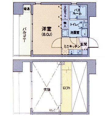 プロスペクト中之島の間取り写真