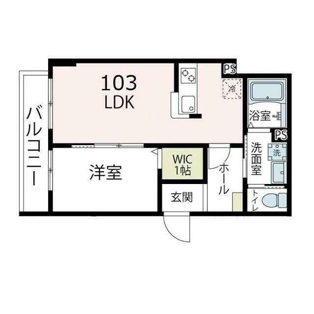 ラシーネ ONE PARK PLACE IIIの間取り写真