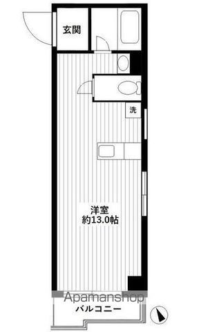 ＪＲ中央線 荻窪駅 徒歩2分 5階建 築43年の間取り写真