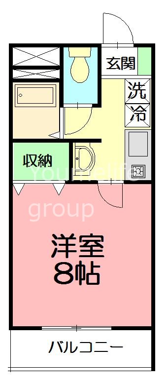 アクアコートの間取り写真