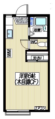 ベスタハウス　（2F）の間取り