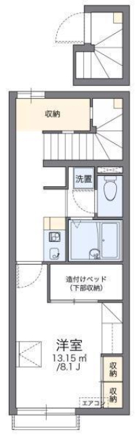 レオパレス蒼　２の間取り