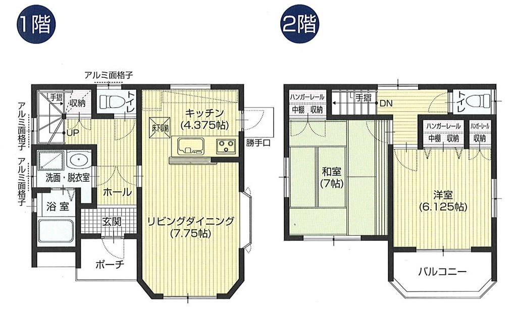 アルティメート神谷IIA棟の間取り