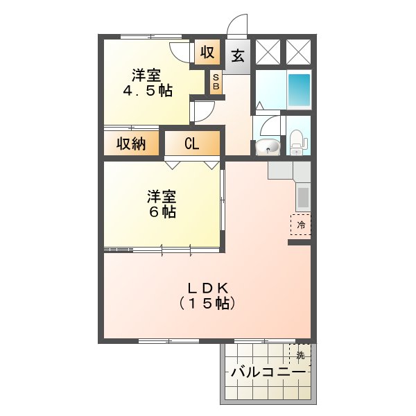 【ヤマタケビルの間取り】