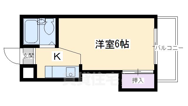 サンハイム島谷の間取り