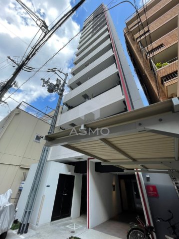 大阪市中央区北新町のマンションの建物外観
