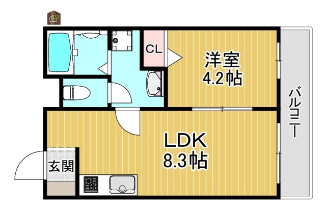 Dias東石切の間取り