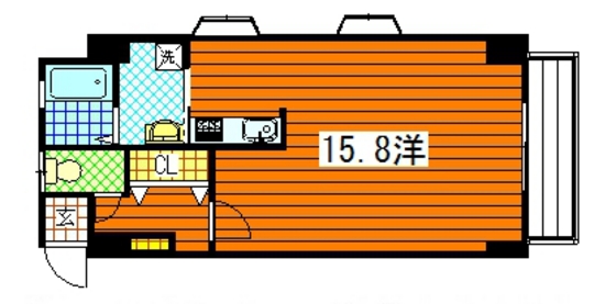 広島市南区西翠町のマンションの間取り