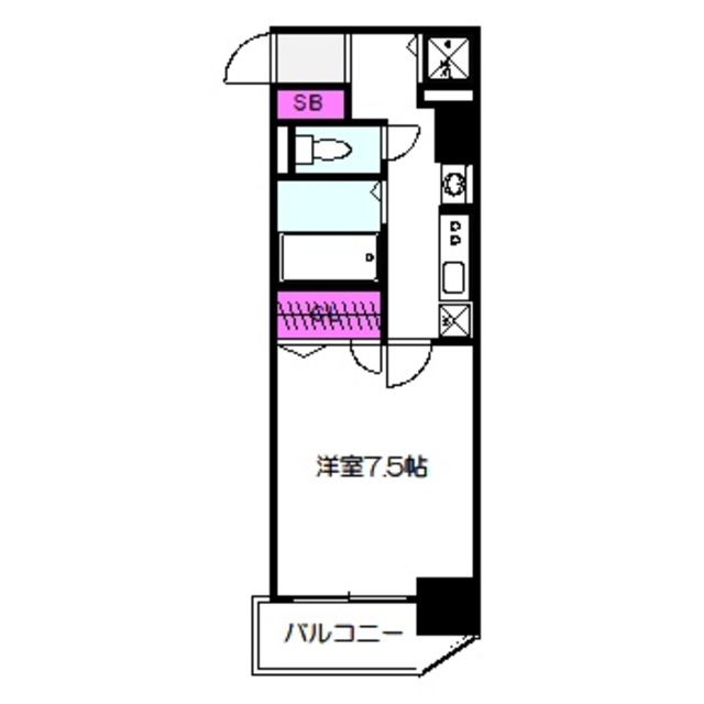 エスライズ桜ノ宮の間取り