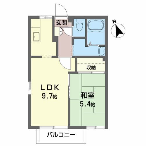 花巻市桜台１丁目築29年の間取り