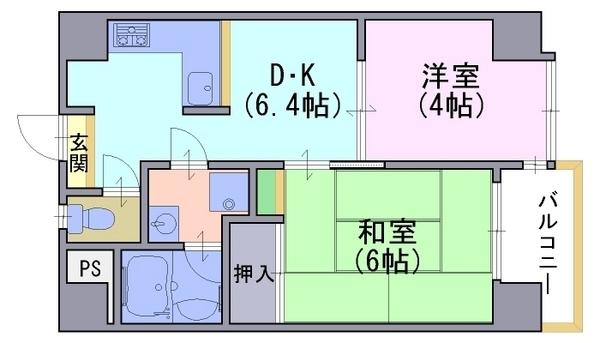 コスモハイツONOの間取り