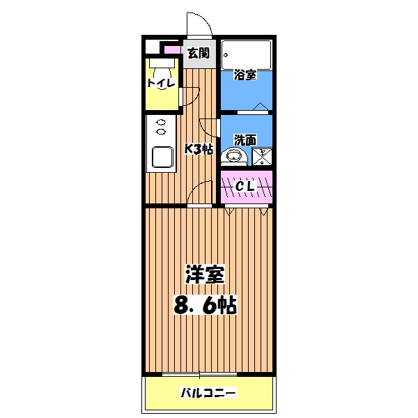 アムールラマージュの間取り