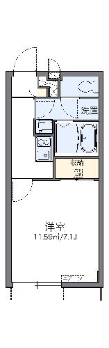 レオパレスＹＵＲＩＭＡ２１の間取り