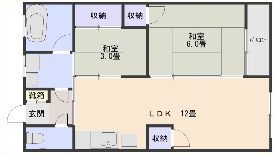 ＳＫＣ宇宿ビルの間取り