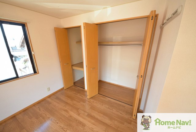 収納　大きな収納で荷物もすっきり片付きます。