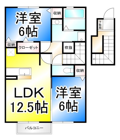 ソレイユの間取り