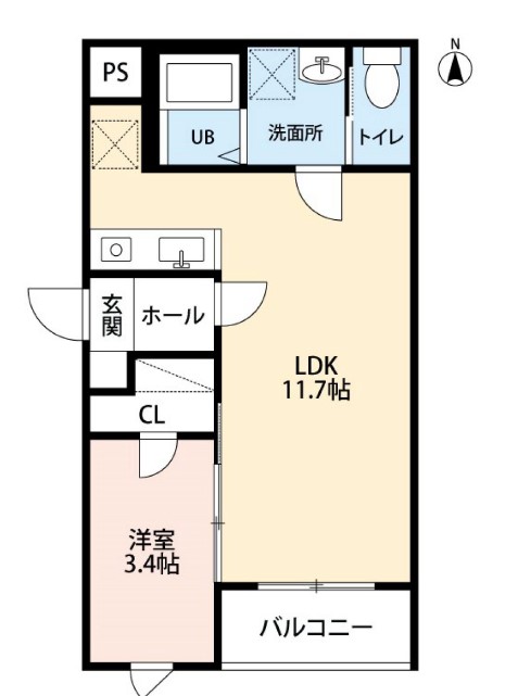 【ステラ薬師堂の間取り】