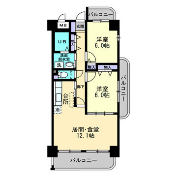 メゾンプロスペールの間取り